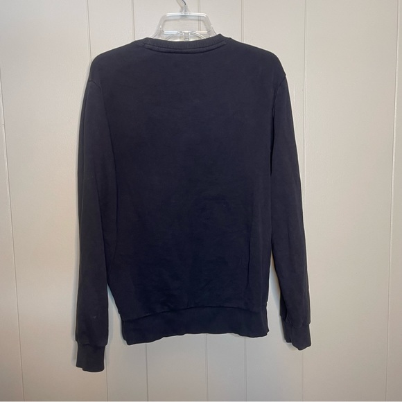 Calvin Klein washed black crew neck sweatshirt logo - Picture 6 of 8